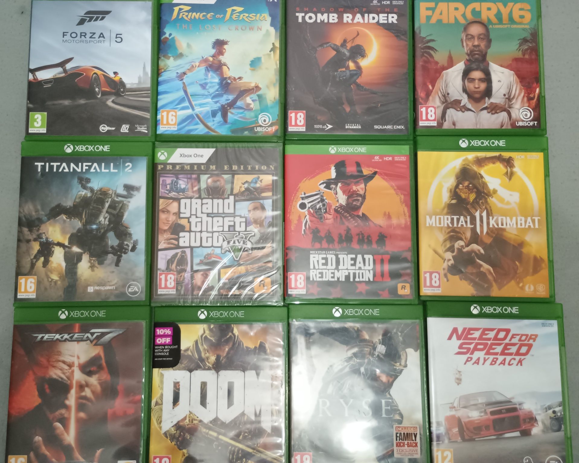 Xbox one X 4k + 20 игри