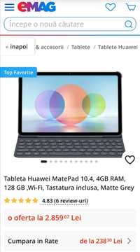 HUAWEI MatePad, 10.4", 128 GB, tastatura inclusa (inca in garantie)