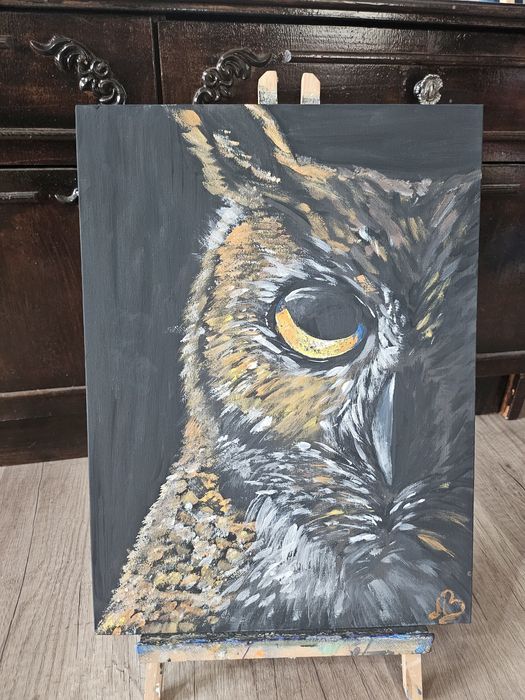 "Ръчно рисувана акрилна картина – перфектен подарък!"