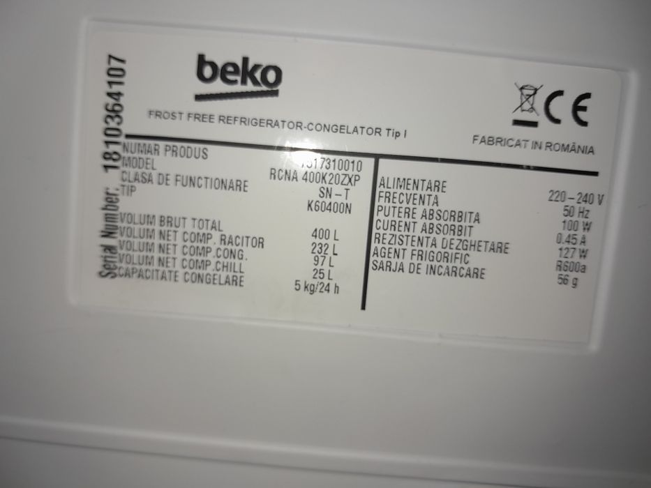 Rafturi combina frigorifica Beko