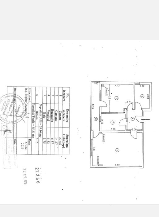 Vând apartament 2 camere,65 mp, zona Berceni - parc Tudor Arghezi