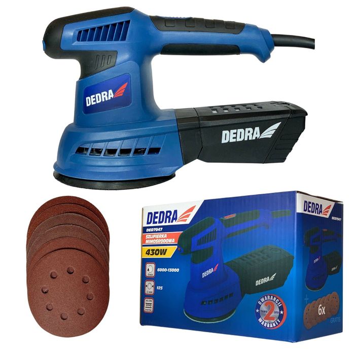 Ексцентършлайф DEDRA DED7947 430W 125mm