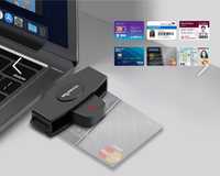 ROCKETEK CSCR3 Type-C Smart CAC Card Reader IC ID SIM Bank Card Adapte