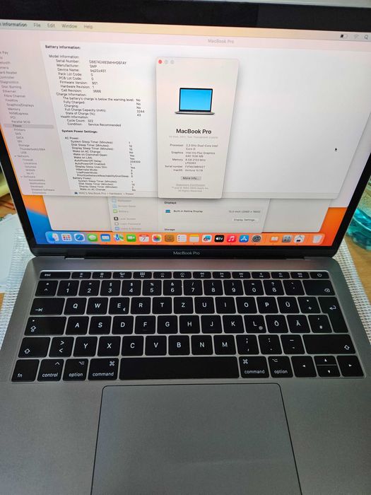 Macbook pro 2018 i5 impecabil Garantie.