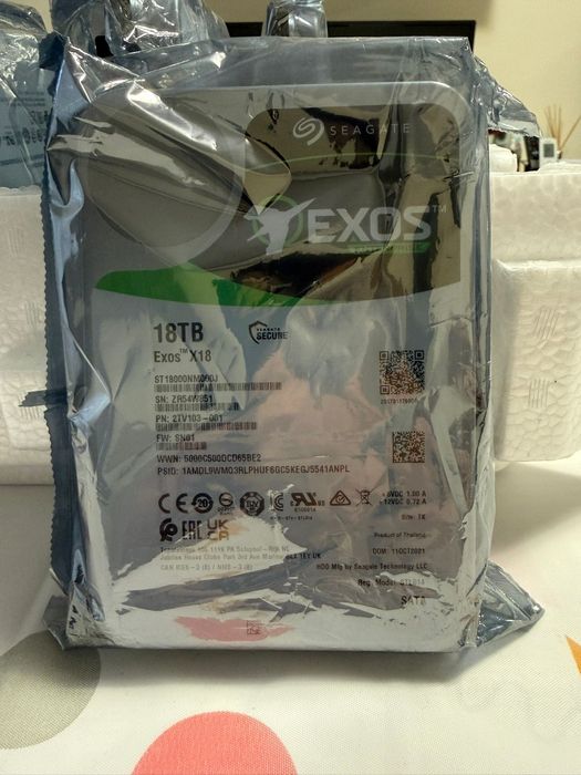HDD 18Tb Seagate Exos sigilate