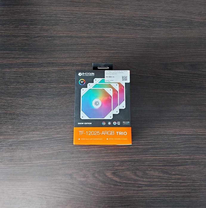 Корпусные вентиляторы ID-Cooling TF-12025-ARGB-TRIO SNOW, 12cm