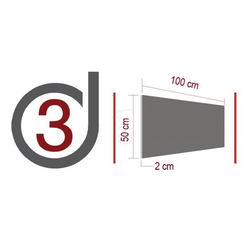 3D EPS декоративен панел 100/50/2cm 689-002