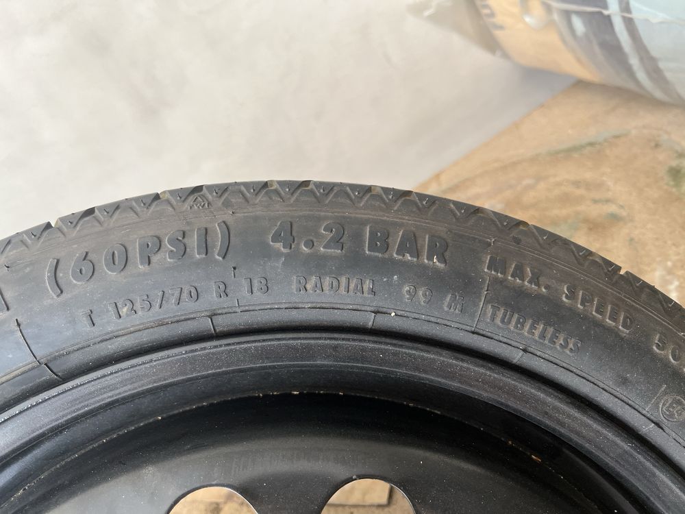 Резервна гума/Патерица Continental 125/70/R18