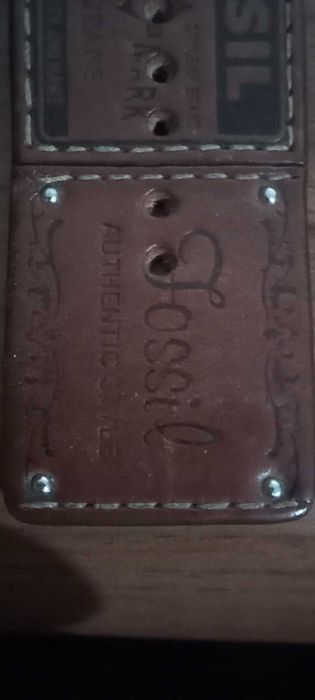 Ceas Fossil,curea lata din piele