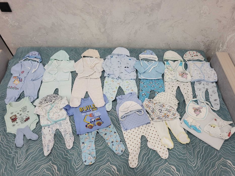 Пакет вещей для новорождённых