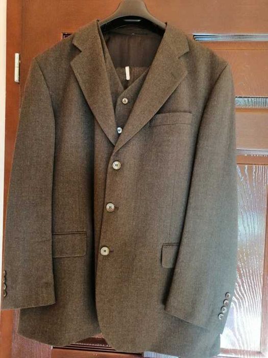 Costum elegant lână 100% barbați