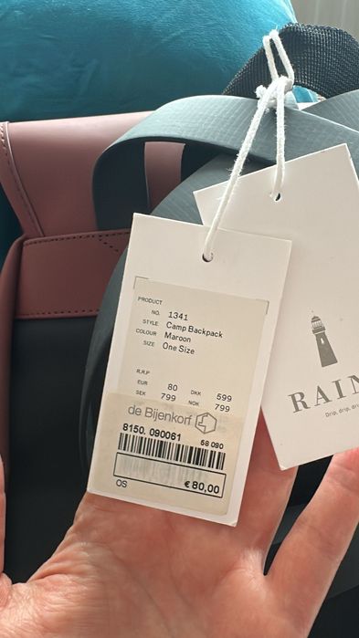 Rucsac Rains Nou Rezistent Ploaie Rosu