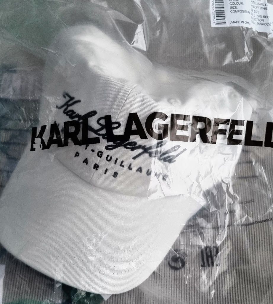 Șapcă albă Karl Lagerfeld