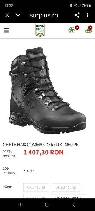 Ghete Haix Commander gtx 46