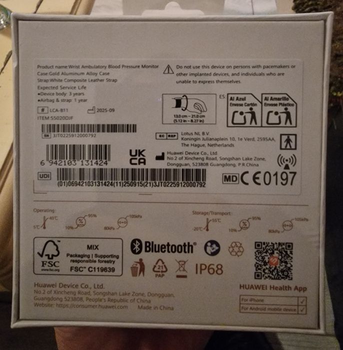 HUAWEI Watch D2, Android/iOS, Alb, Nou, Sigilat, Garantie 24 luni