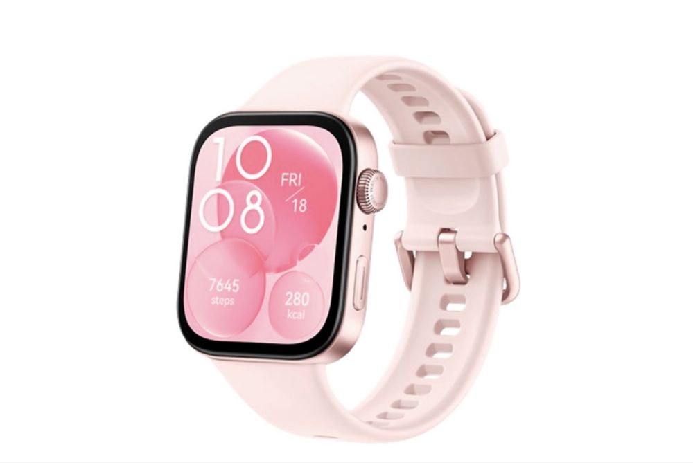 Смарт-часы Huawei WATCH FIT 3 Pink Fluoroelastomer Strap Solo-B09S