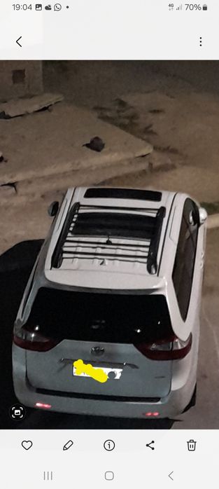 Багажник на крыше Тоиота Сиенна