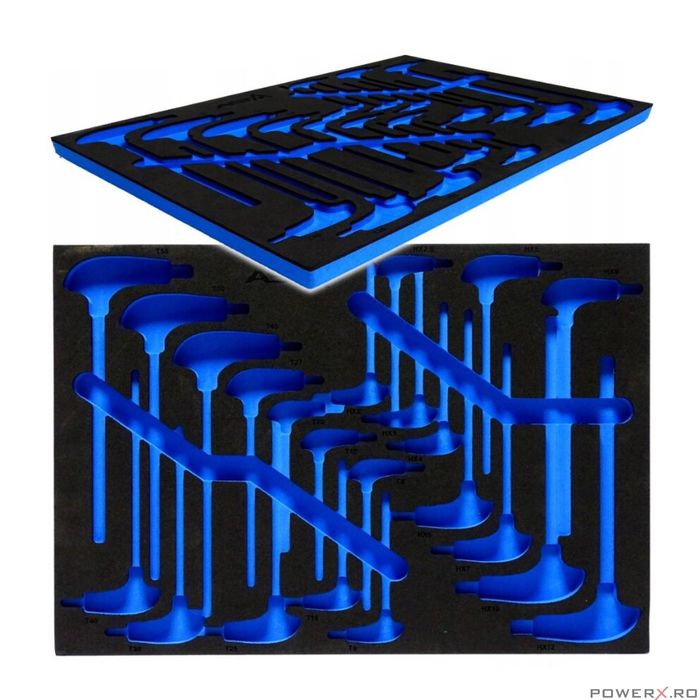 Insertie de spuma pentru scule, burete organizator, Asta