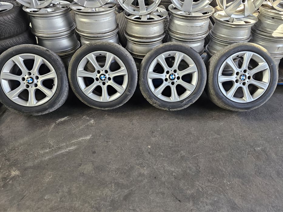 Jante 5x120 BMW cu anvelope 225/50R17 vara