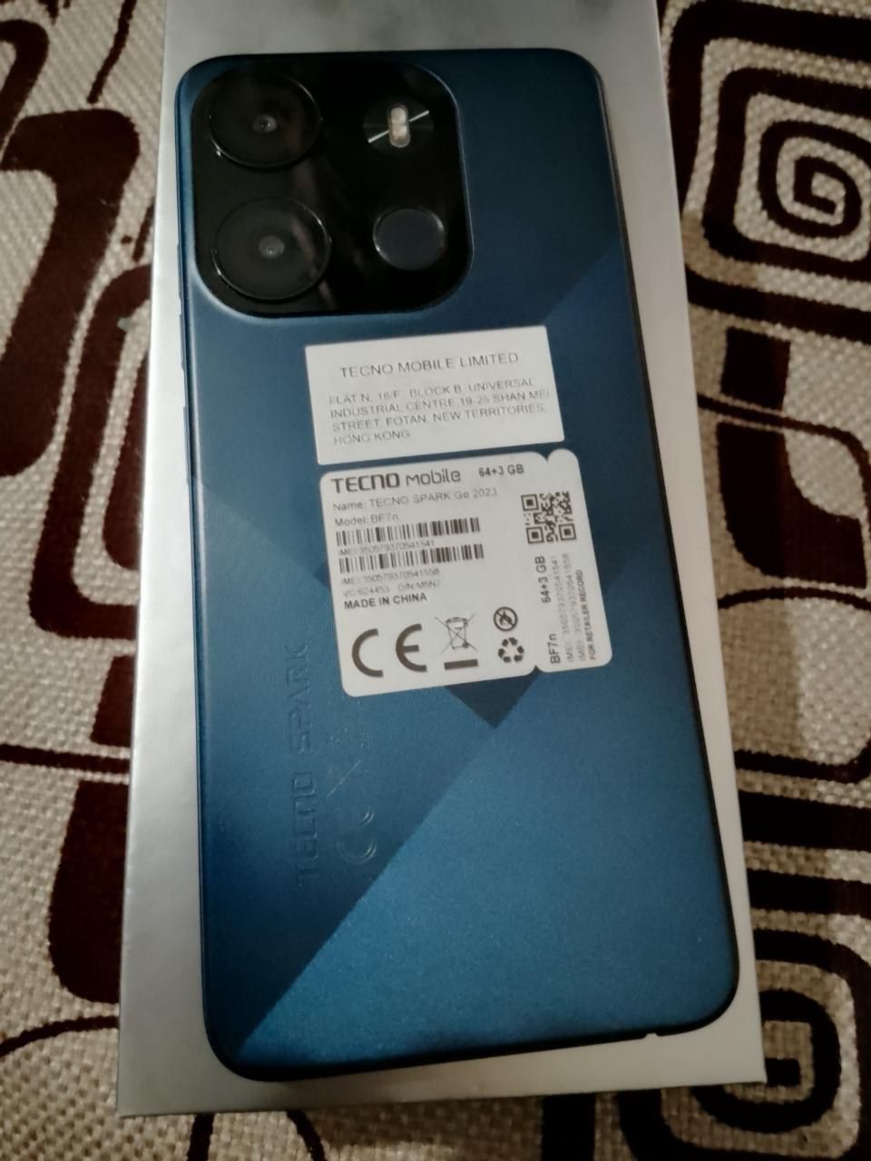 tecno spark go 64 tali