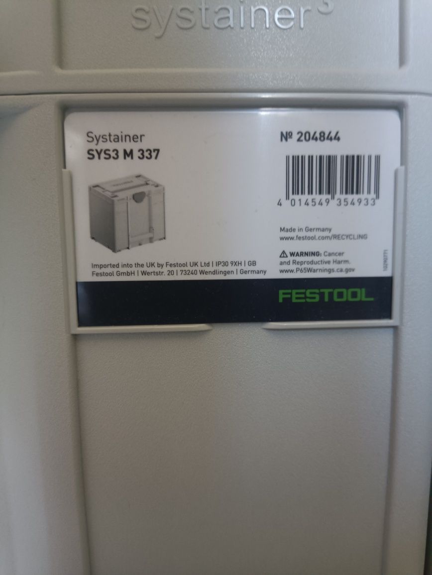 Ящики(систейнеры) для инструментов Festool