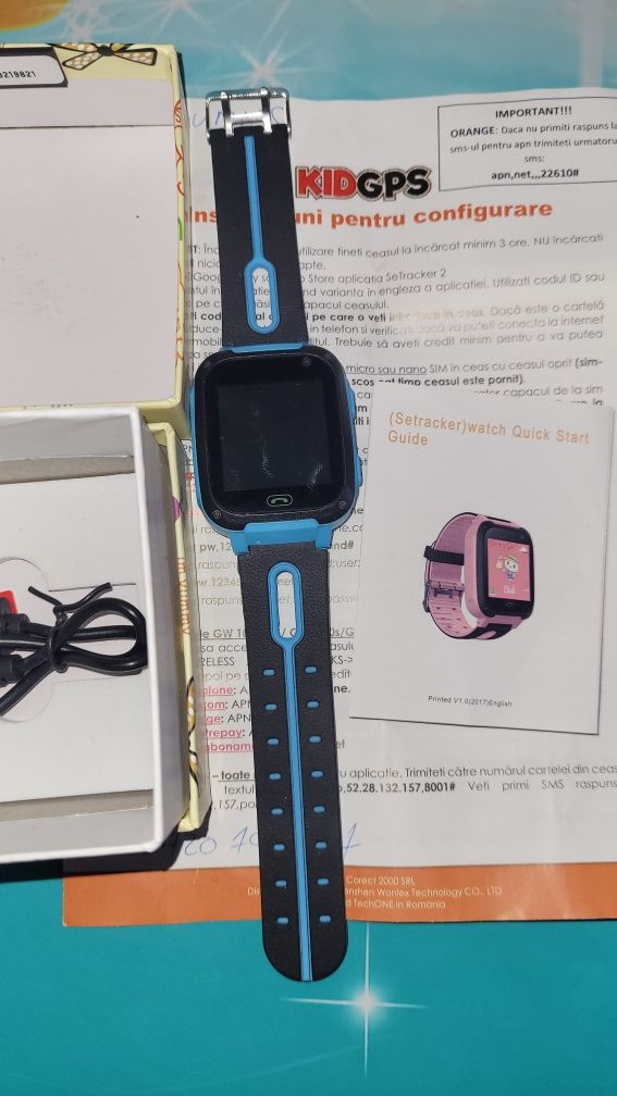 Ceas cu cartela sim si gps
