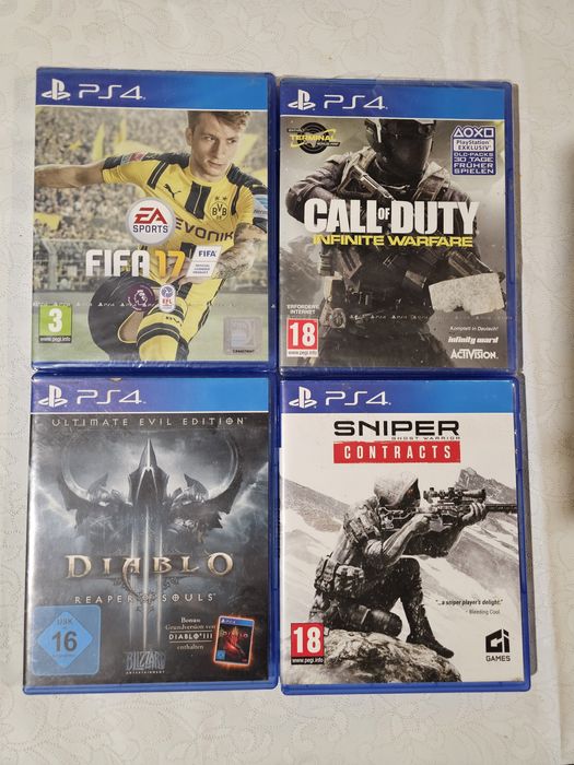 4 jocuri pentru ps4