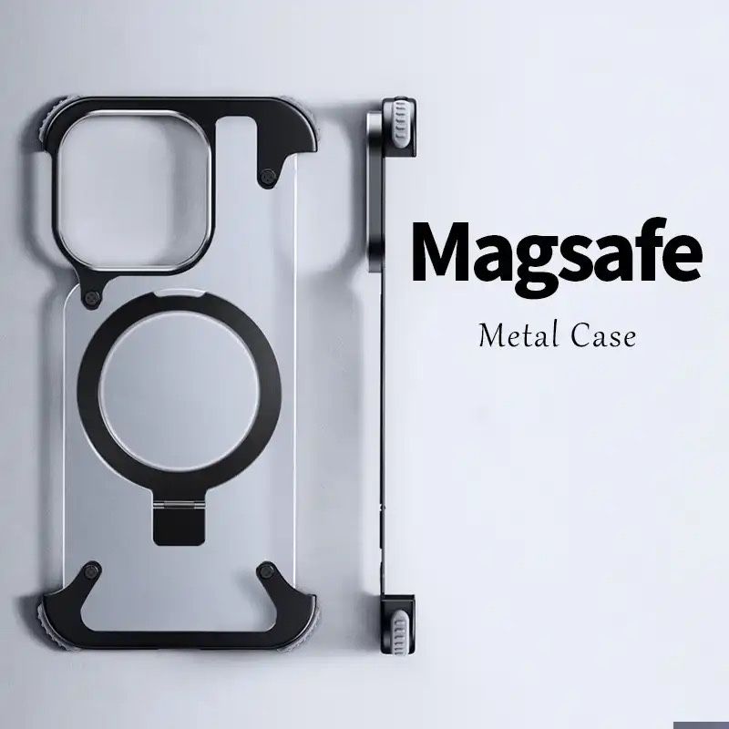 Husa Magsafe iPhone 15 Pro Max din aluminiu