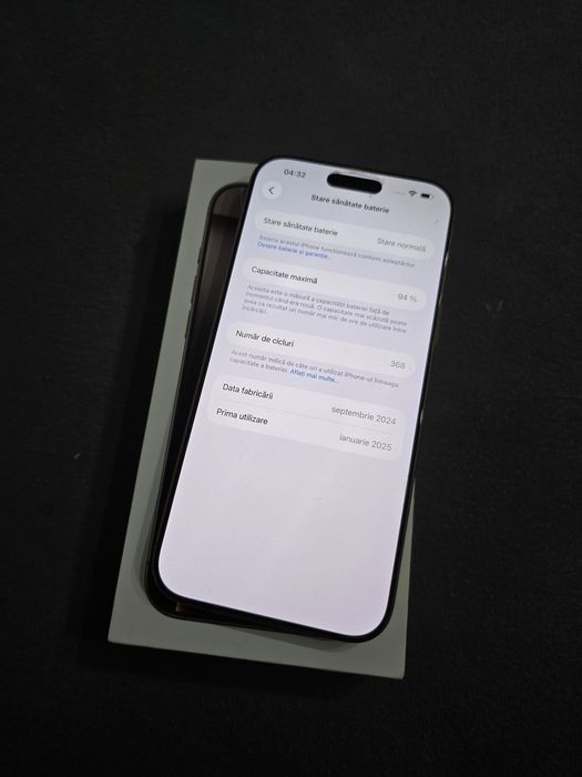 Vand iphone 16 pro max