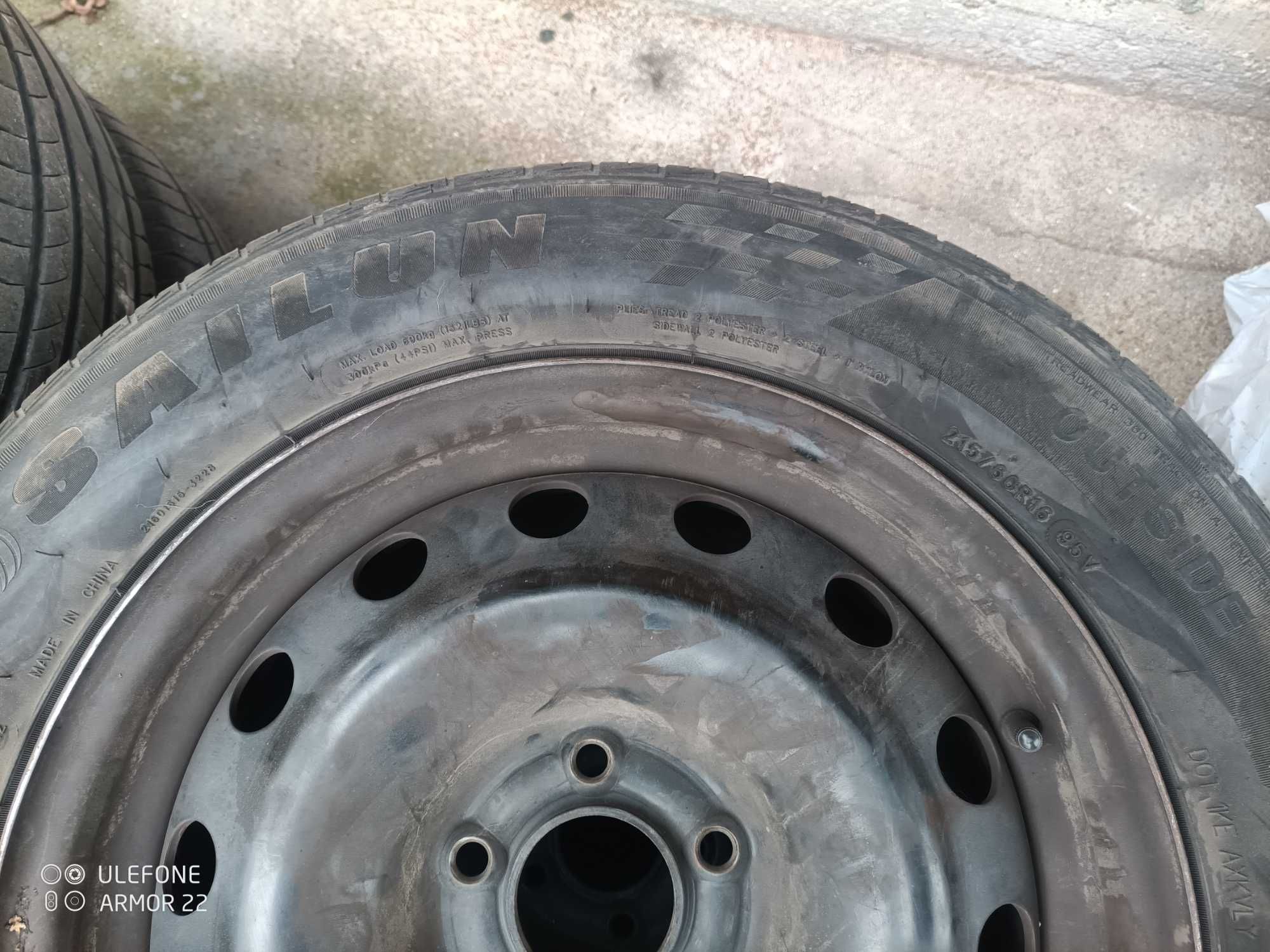 Гуми с джанти летни 215/60/R16 за Scudo, Jumpy, Expert, Proace