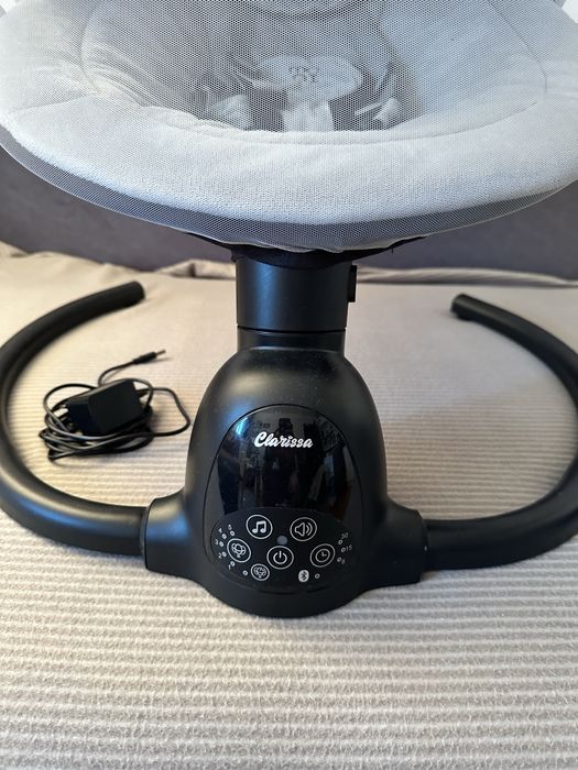 Leagăn Electric Bebelusi Moni Clarissa – Gri