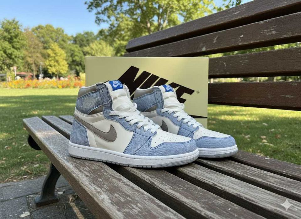 Adidasi Jordan 1 High Hyper Royal - Adidasi Unisex Premium