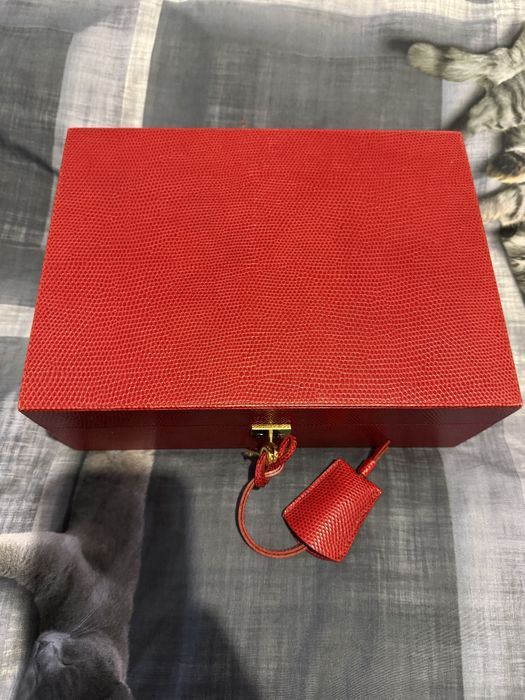Cutie pentru bijuterii: Smythson of Bond Street Luxury Jewelry Box - E