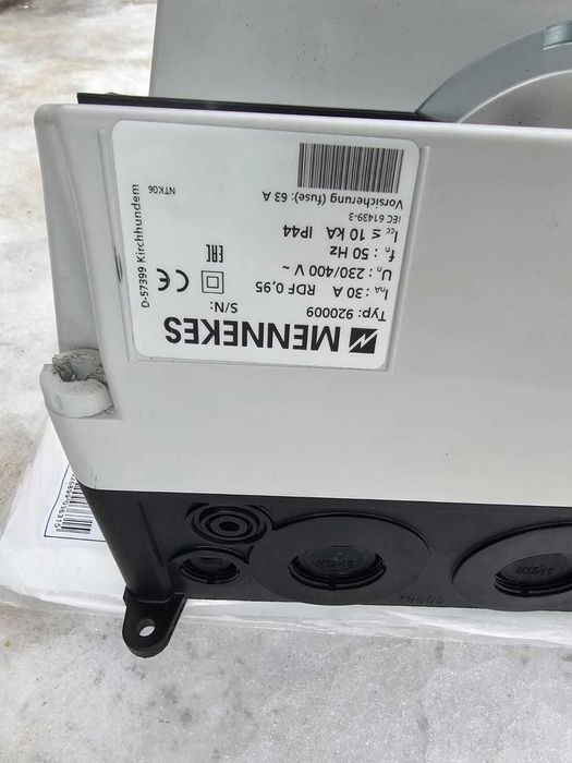 Tablou electric cu prize Mennekes  2x230V+1x400V 16A echipat complet