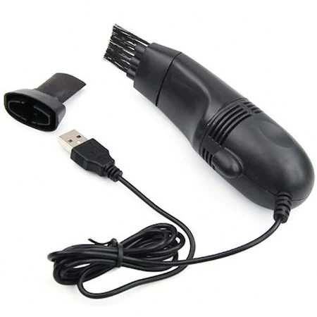 Mini aspirator usb led, curatare echipamente birou,