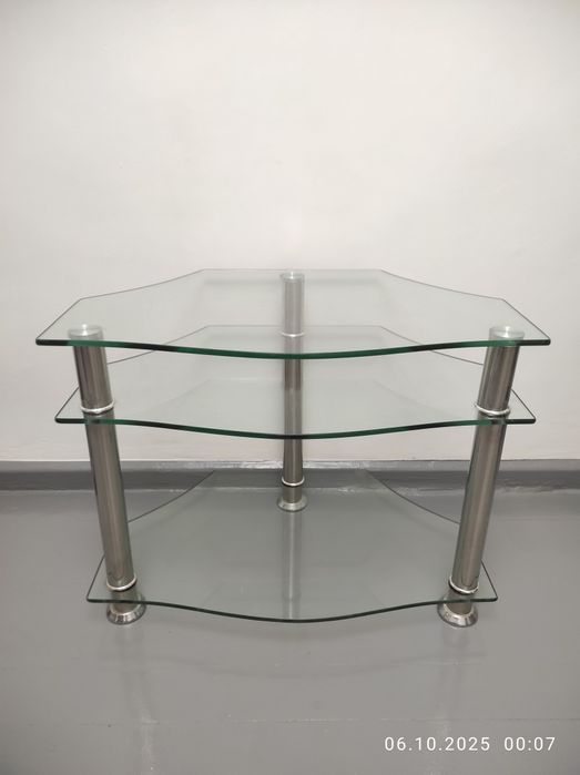 Продам стеклянный стол подставка под телевизор, аквариум.