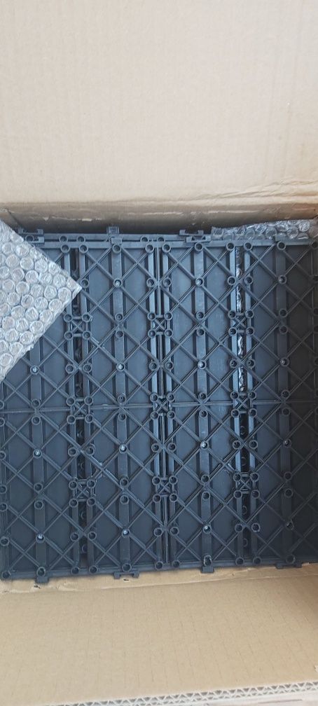 Plăci de terasă SAM WPC Plastic, Set de 11 pentru 1 m², dim placa 30 x