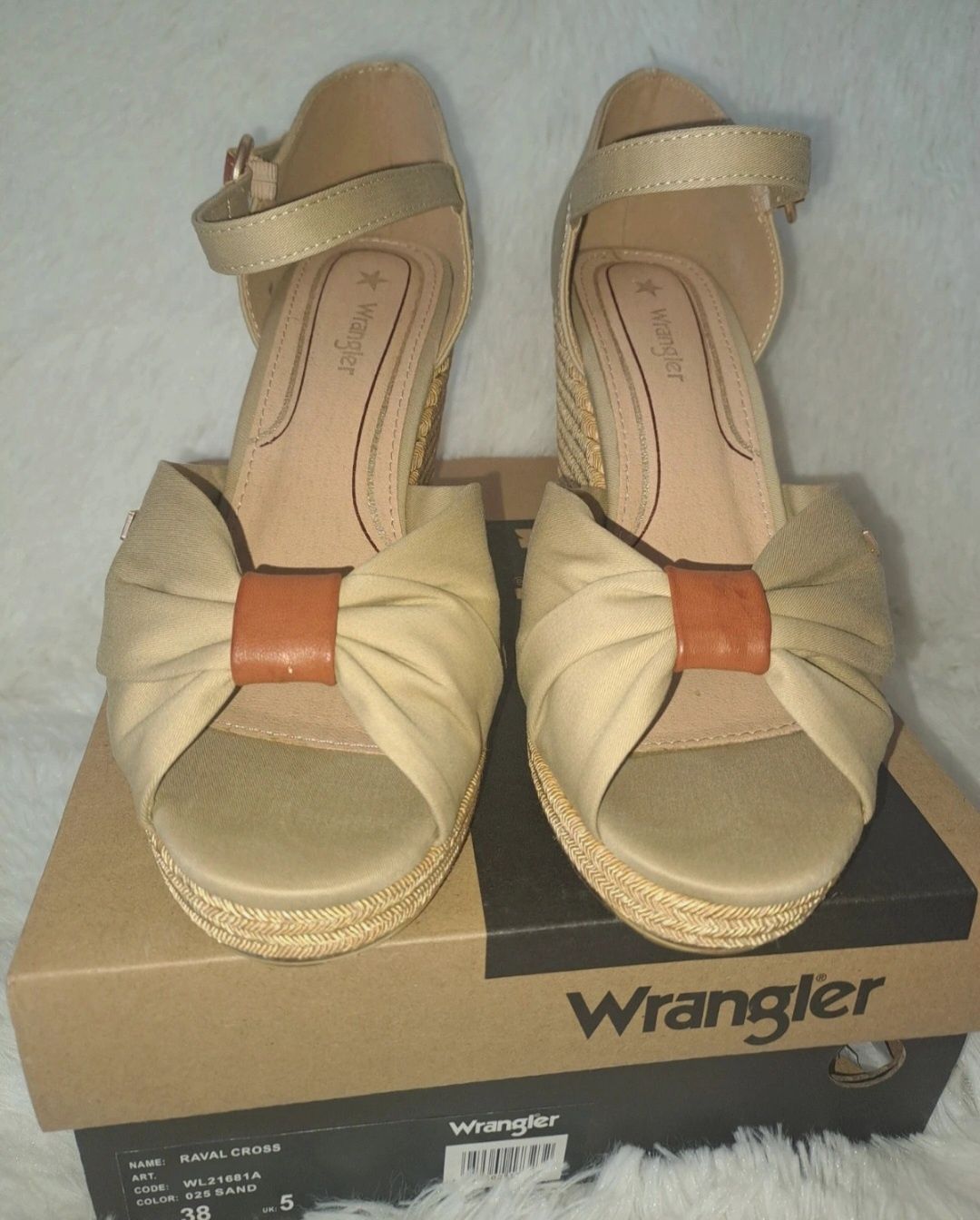Sandale platformă Wrangler