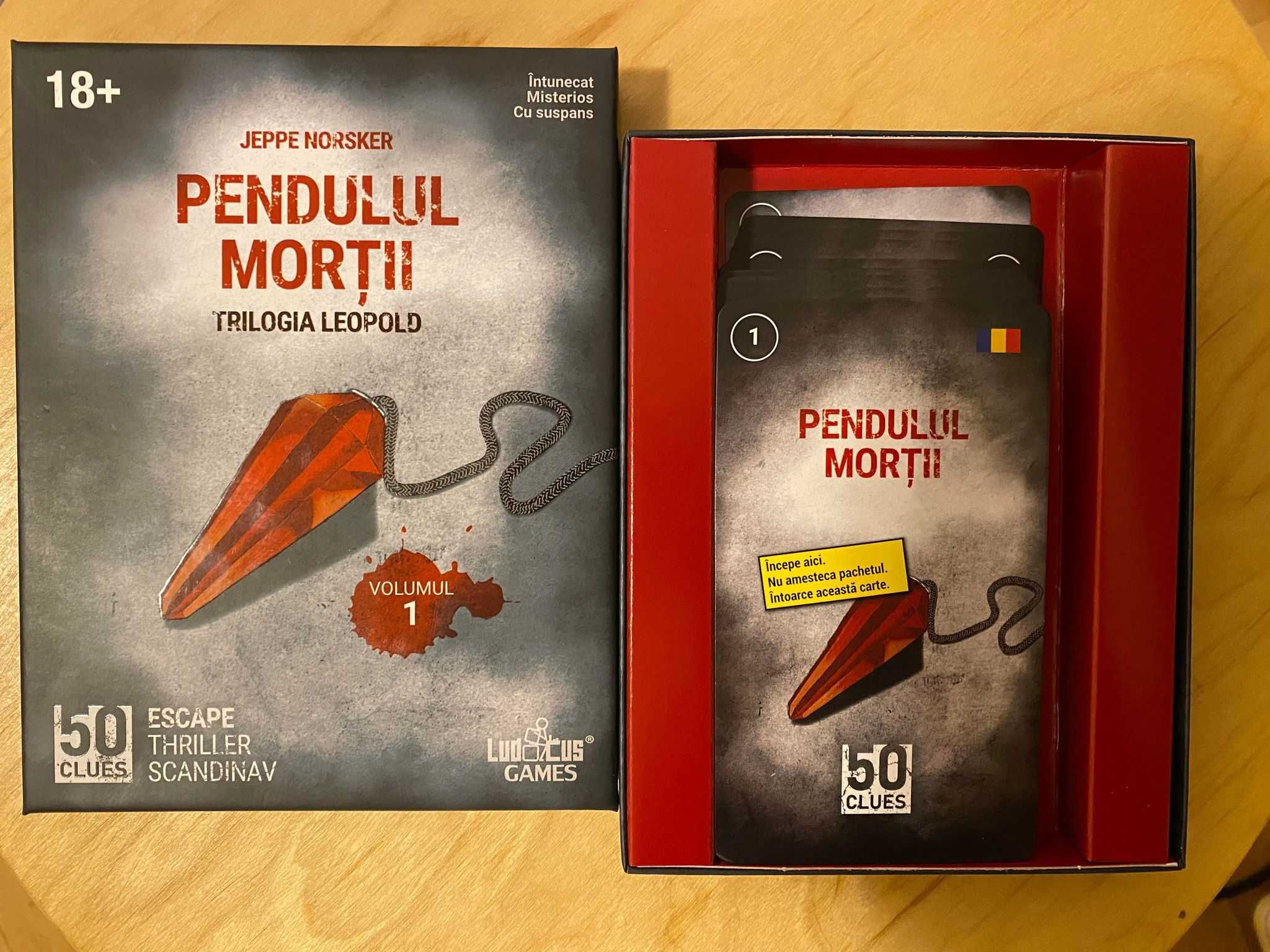 Joc Escape Room - 50 Clues: Pendulul mortii