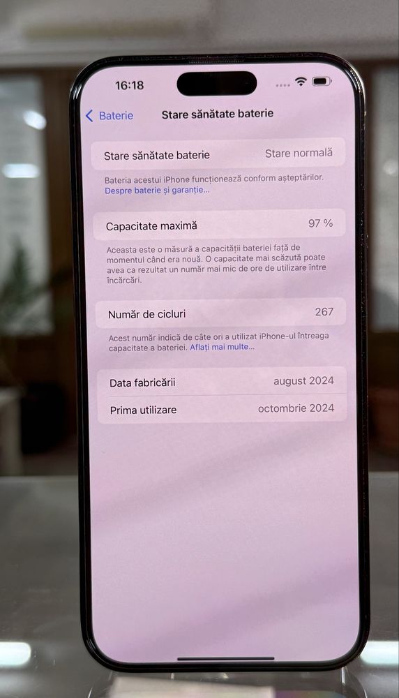 iPhone 16 Pro max Pret 5400 lei