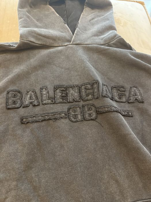 Блуза с качулка баленсиага