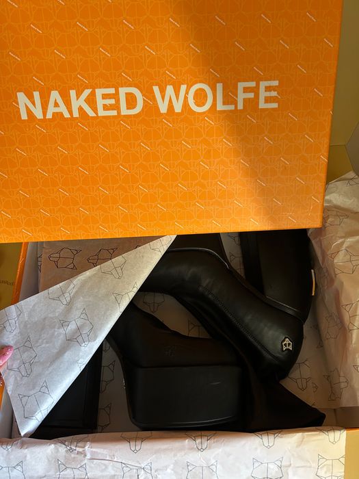 Боти на висок ток Naked Wolfe