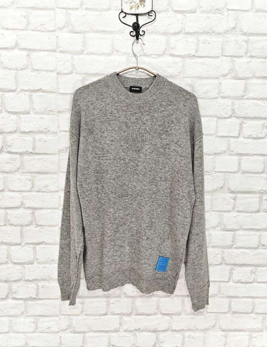 DIESEL Оригинален мъжки вълнен пуловер размер S