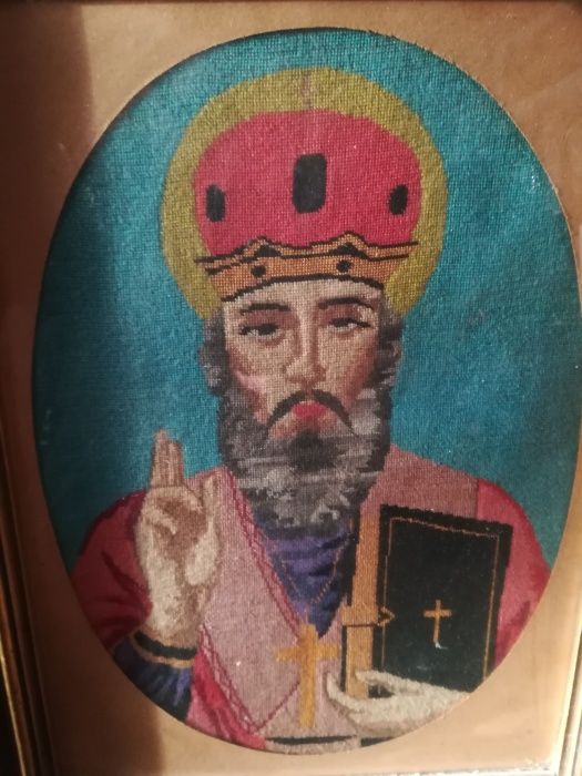 Goblen icoana Sf. Nicolae sfintita