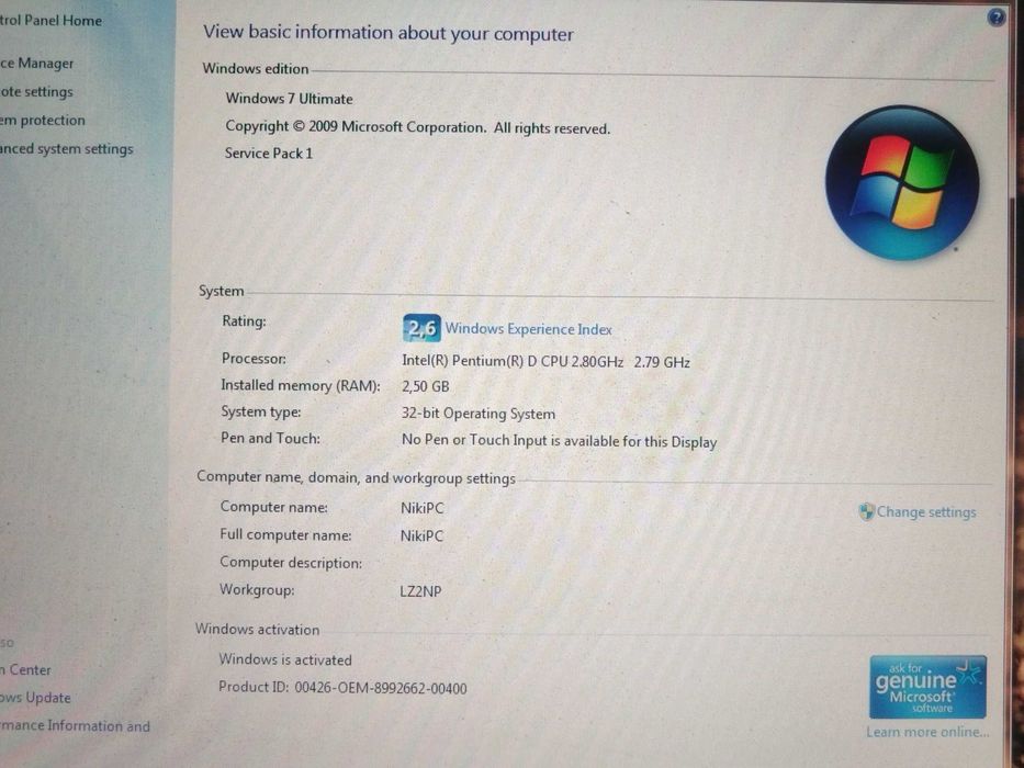 Компютър настолен Dell