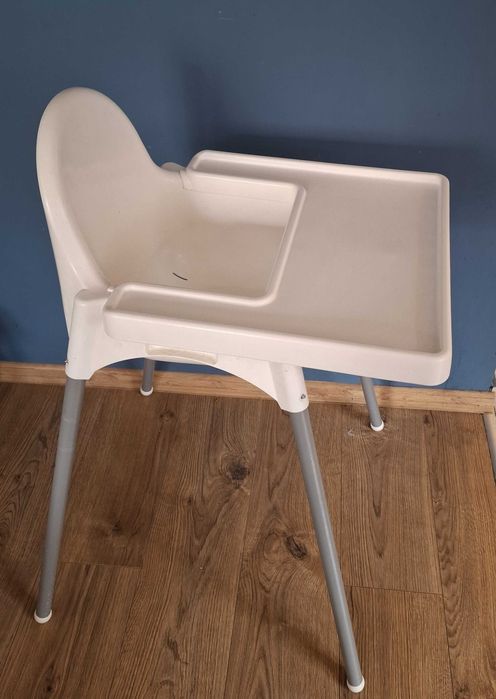 IKEA / ANTILOP столче за хранене с табличка