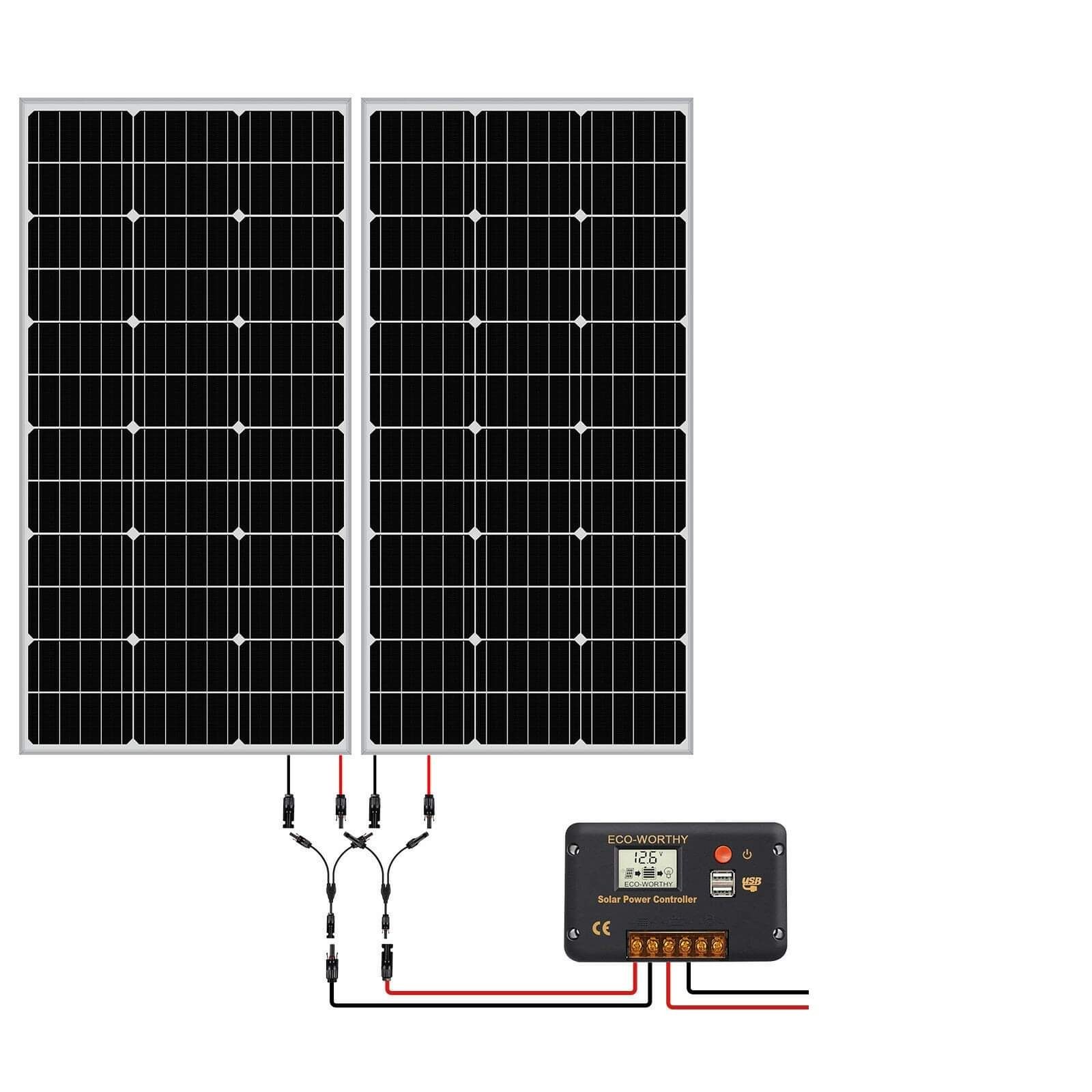 Kit  Curent Electric Panou Solar 440W+controler Ofer Montaj Gratuit