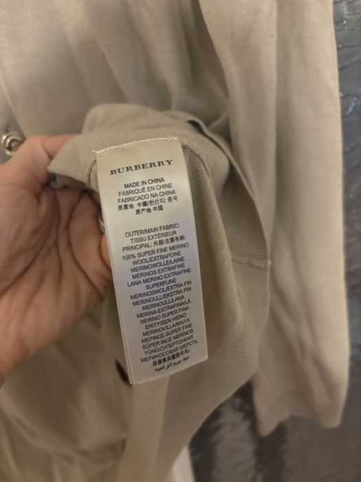 Burberry жилетка мерино