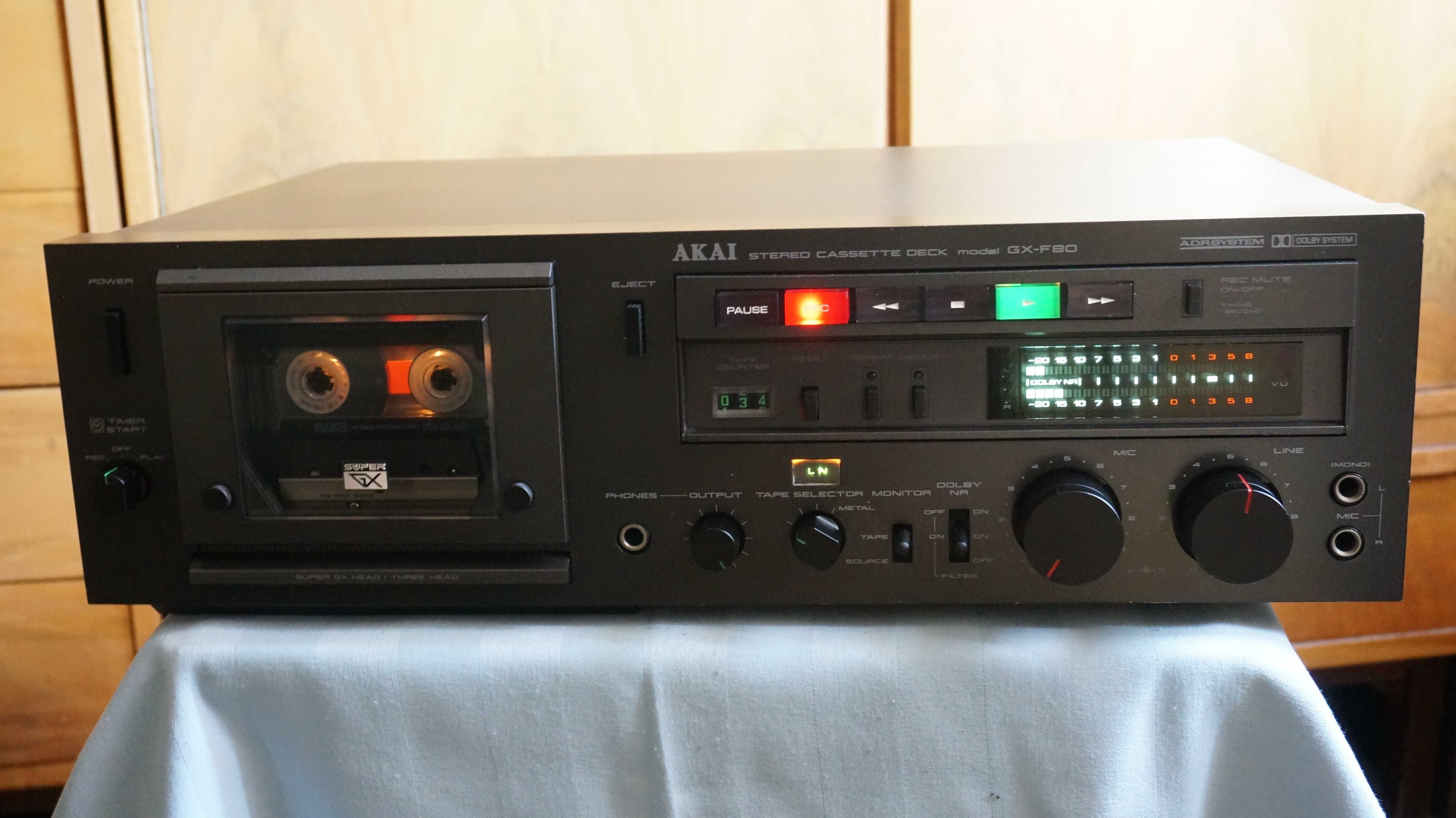 Casetofon deck vintage AKAI GX-F80