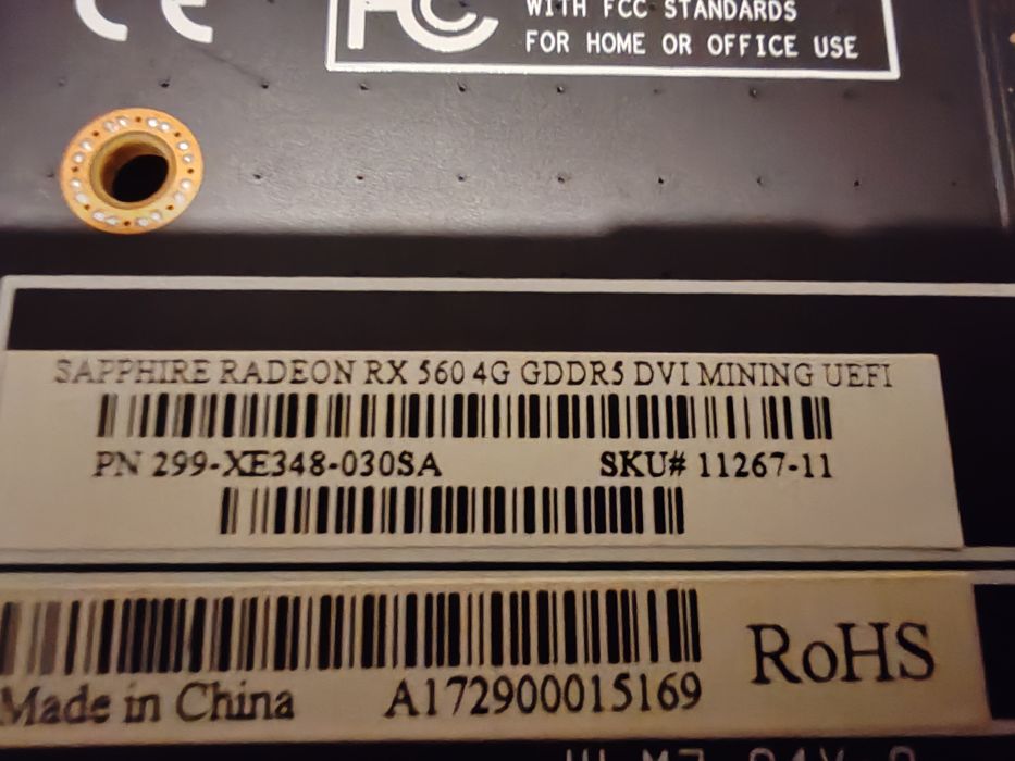 Rx560 4Gb minig edition